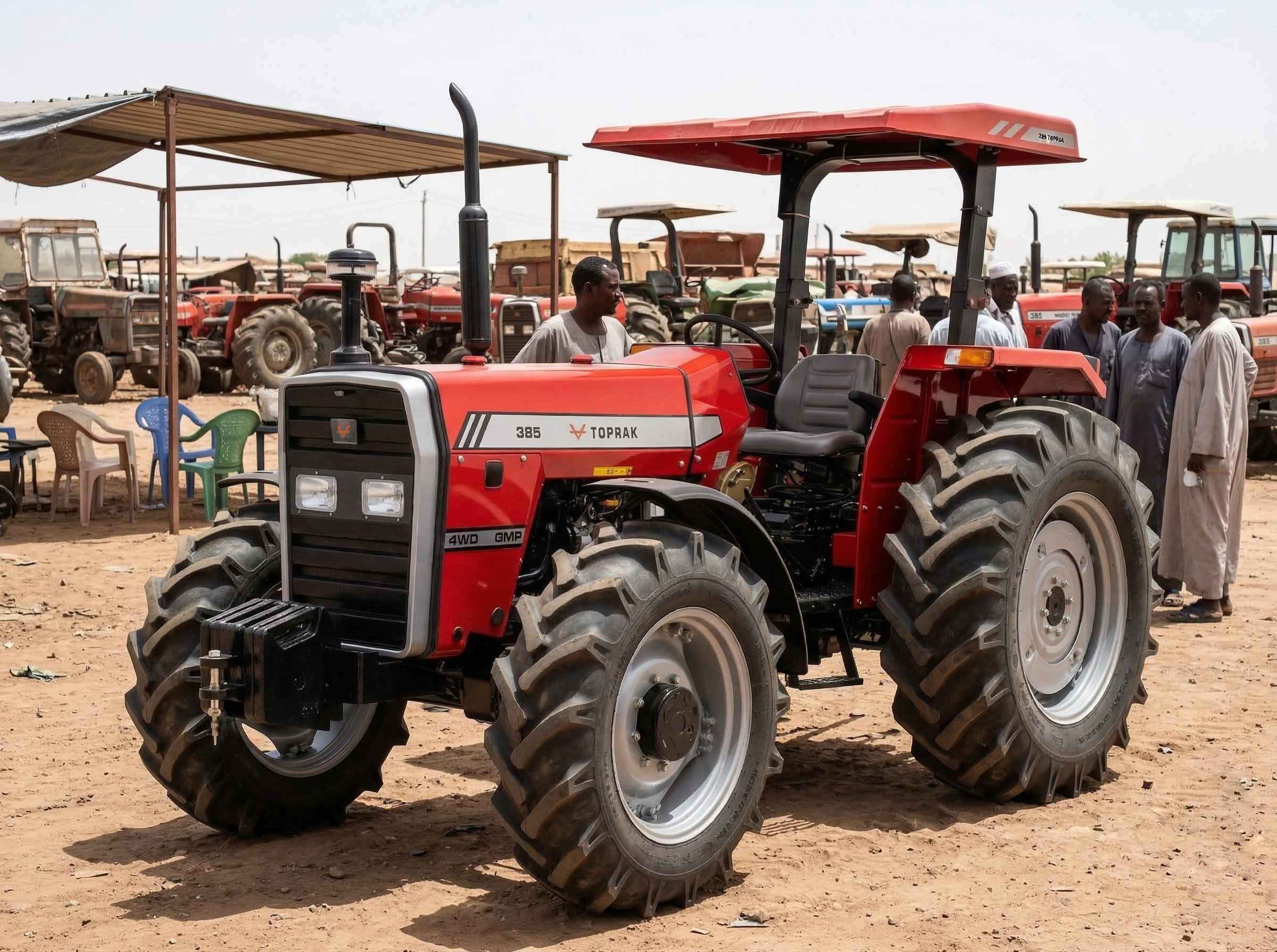 TOPRAK 385 at tractor market in Sudan